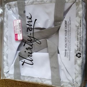 Thirty One Square Utility Tote Mystic Grey